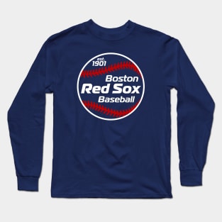 Red Sox 80s Retro Ball Long Sleeve T-Shirt